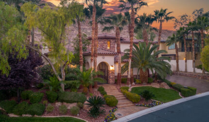 Image of Spanish architectural style home in Red Rock Country Club